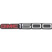 1988-99 GMC 1500 Truck; GMC 1500 Front Door Emblem; Without Body Side Molding
