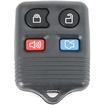 1999-09 Ford Mustang; 4-Button Keyless Entry Remote Key Fob; Black