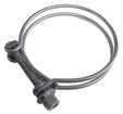 2-1/4" Double Wire Hose Clamp; Each