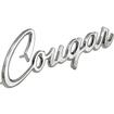 1969-70 Mercury Cougar; Fender Extension Emblem; "Cougar"