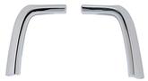 1971-72 Ford Mustang; Front Fender Extension Moldings; Chrome