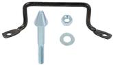 1964-66 Mustang; Hood Latch Safety Catch and Pin Set
