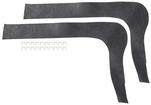 1964-65 Ford Falcon; Fender To Radiator Support Dust And Splash Shield Set