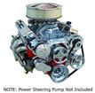Chevrolet Small Block with Power Steering Bright Finish Vintage Air Front Runner Drive Set w/o Pump
