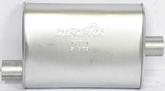 Dynomax Super Turbo 14" Aluminized Sport Muffler with 2.25" Offset Inlet / 2.25" Center Outlet