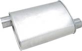 Dynomax Super Turbo 14" Aluminized Sport Muffler with 2.5" Offset Inlet / 2.5" Offset Outlet