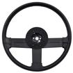 1982-89 Camaro; Steering Wheel; Leather Wrapped; Black