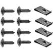  Phillips Flat Washer Head Tapping Screw; #10 x 3/4"; Each