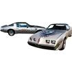 1979 Trans AM 10th Anniversary Limited Edition 5 Shades Silver Stripe/Decal Set w/Pre-Molded Stripes
