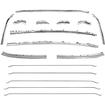 1968-72 Chevelle; 2-Door Hardtop; Headliner Retaining Strips and Bow Set; 16 Piece Set