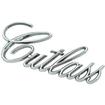 1971-77 Oldsmobile Cutlass; Die-Cast Fender Emblem; Cutlass Script