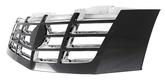 2007-14 Cadillac Escalade; Grill Assembly; Paintable Shell; Chrome Insert