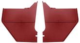 1964-66 Ford Mustang; Coupe/Fastback; Kick Panels; 1966 Dark Red