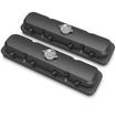 Holley LS Coil Covers; Pontiac Style Valve Covers; For LS Engine Conversion; Satin Black; 241-192
