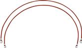 24" Red Hood Pin Cables