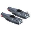 1974-78 Mustang II, 1974-80 Pinto, Bobcat; Front Lower Control Arm Assembly Set; Stamped Style; With Red Urethane Bushings; RH and LH