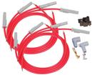 MSD; Universal; V8; Red; 8.5MM Spark Plug Wire Set; With Multi Angle Spark Plug Boots