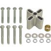 Derale Performance; 1-1/2" Universal Aluminum Fan Spacer and Hardware Set