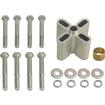 Derale Performance; 2" Universal Aluminum Fan Spacer and Hardware Set