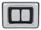 1973-76 Mopar Power Window Switch ;  2 button ; Concave Style