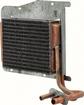 1973-76 Dart, Duster, Scamp, Valiant; Heater Core Assembly; with AC; Copper/Brass; Measures: 8" x 6" x 2"; For Models Built After 5/15/73