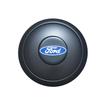 GT Performance; GT9 Small Horn Button; Black Anodized; Ford Oval Colored