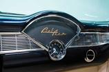 1955-56 Bel Air, 150, 210, 1958-62 Corvette; In Dash Clock; Black Face; with Quartz Movement  