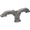 1957-70 Exhaust Manifold, SB, RH, Ram Horn Style, 2-1/2", Hi-Perf. Replacement