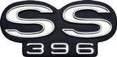 1967 Chevrolet Chevelle; SS 396 Grill Emblem; with Hardware
