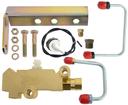 4 Wheel Disc Combination Valve Set with Lines and Bracket; Bottom Mount