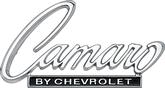 1968-1969 "Camaro By Chevrolet" Header & Trunk Lid Emblem; Each