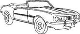 68 Super Sport Front Fender Stripe LH (White)