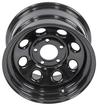 15" x 10" Cragar 397 Series; Soft 8 Wheel; 5 on 5 Bolt Pattern; Features Black Powder Coat Finish