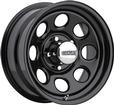 15" x 7" Cragar 397 Series; Soft 8 Wheel; 5 on 5 Bolt Pattern; Features Black Powder Coat Finish