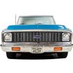 1969-72 Chevy Pickup, Blazer, Suburban; Headlamp Bezel Set; LH and RH; Stamped Steel; Chrome