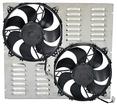 Dual 11'' High CFM Electric Fans With Shroud - For Use with Radiator CR5186