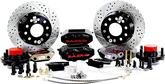 1973-74 Mopar B/E-Body w/Stock Disc Spindles Baer 11" SS4+ Front Disc Brake Set with Black Calipers