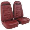 1975 Chevrolet Corvette; Mounted Seats; Oxblood 100% Leather Without Shoulder Harness