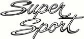 1966-67 Chevy Nova; Super Sport Quarter Panel Emblem; Each; GM Licensed