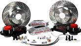1969-70 Impala / Full Size Baer 13" Track 4 Front Disc Brake Set with Silver Calipers
