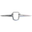 1956 Ford Mainline, Customline Car, All Station Wagon; Trunk Emblem Bezel