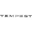 1965 Pontiac Tempest Quarter Panel Emblem; Tempest Nameplate Letter Set; 7 Letters