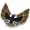1974-76 Firebird; Bird Front End Panel Emblem; Special Edition; Gold/Black