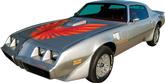1979-81 Trans AM Non-Turbo Special Edition Bandit Gold Pre-Molded Stripe Set
