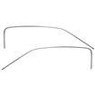 1967-68 Mustang Fastback; Roof Drip Molding Set; Pair