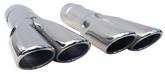 1967-69 Ford Mustang; GT; High Flow Dual Exhaust Tips; 2.5"