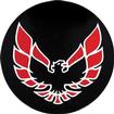 1977-83 Firebird; Wheel Cap Emblem; Red; 2-1/8" dia.; YJ8, N89, N99