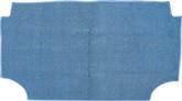 1965 Impala Convertible Medium Blue 1 Piece Loop Trunk Carpet