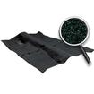 1974-79 Nova; Molded Carpet and Underlay Kit; Cut Pile; 2/4 Door; w/o Console; Black