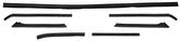 1963-65 Ford Falcon/Mercury Comet; Convertible Top Weatherstrip Kit; 7 Pieces